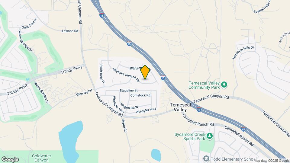 10374 Mojeska Summit Rd Map and Location Details