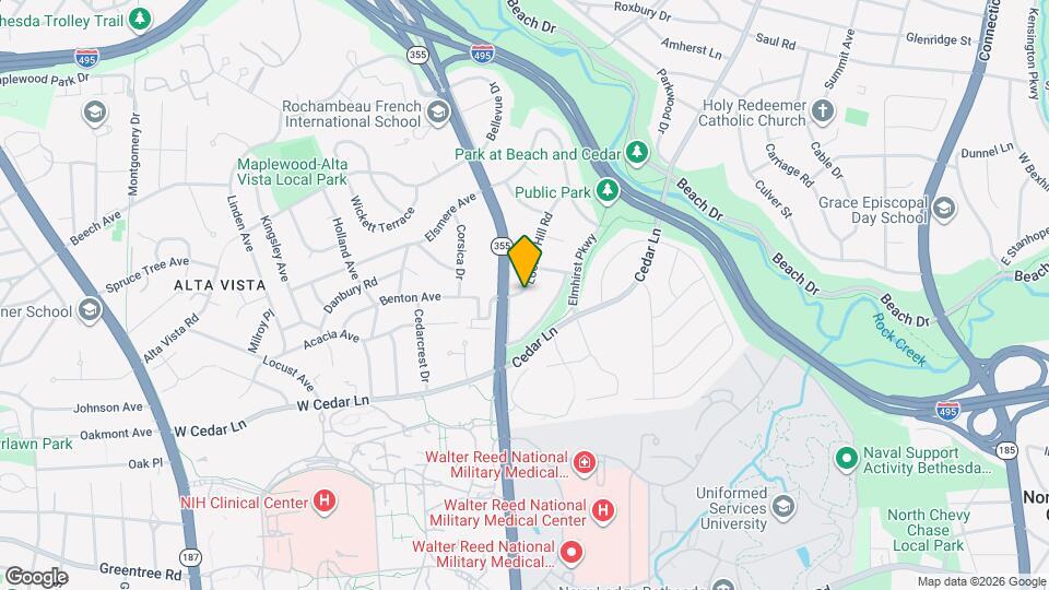 9405 Locust Hill Rd Map and Location Details