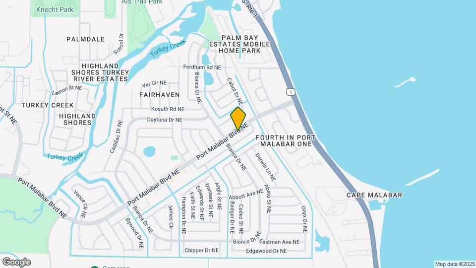 2358 Port Malabar Blvd NE Map and Location Details