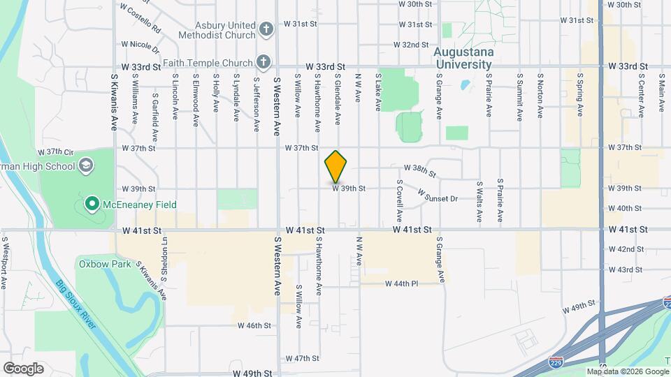 1809 W 39th St Map and Location Details