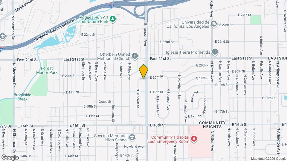 1942 N Emerson Ave Map and Location Details