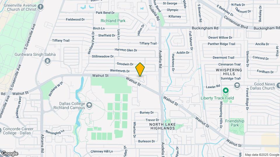 9611 Walnut St Map and Location Details