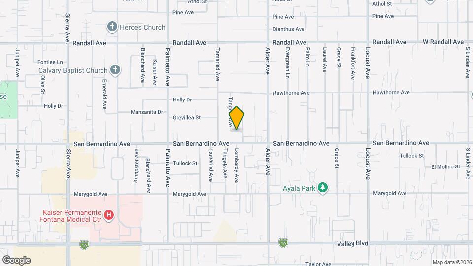 17571 Deodar Ave Map and Location Details