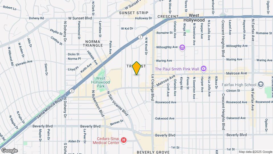 645 Westmount Dr Map and Location Details