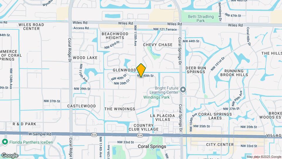 3980 NW 109th Ave Map and Location Details