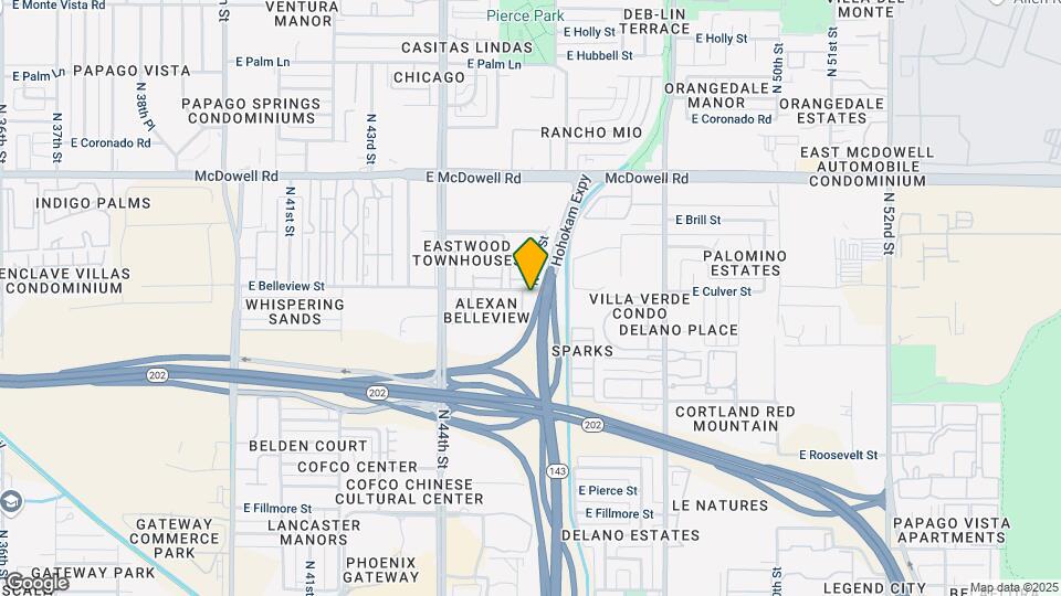 4527 E Belleview St Map and Location Details