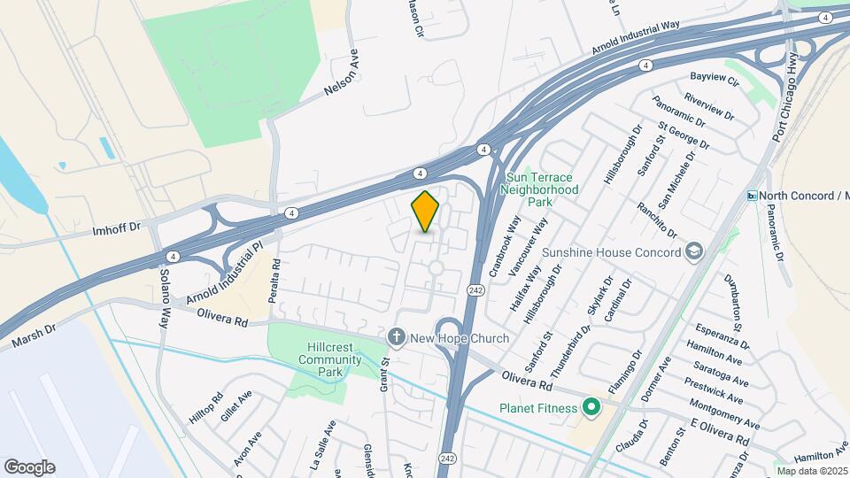 3540 Northwood Dr. Map and Location Details