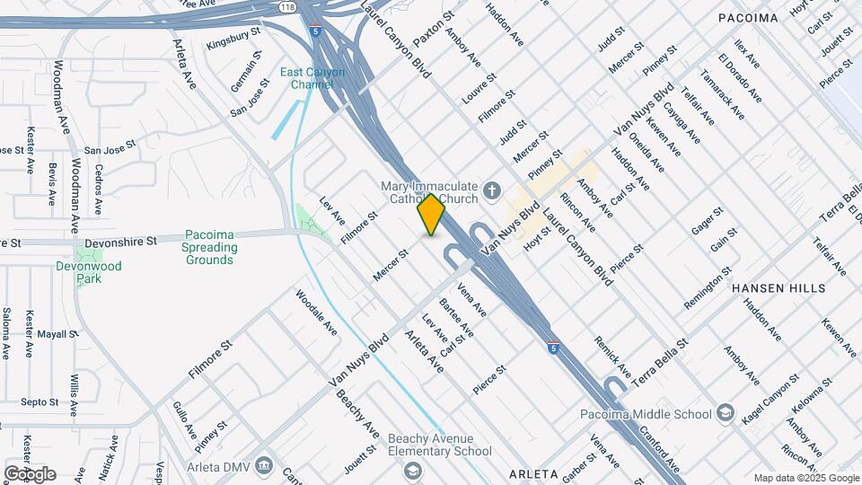 10252 Vena Ave Map and Location Details