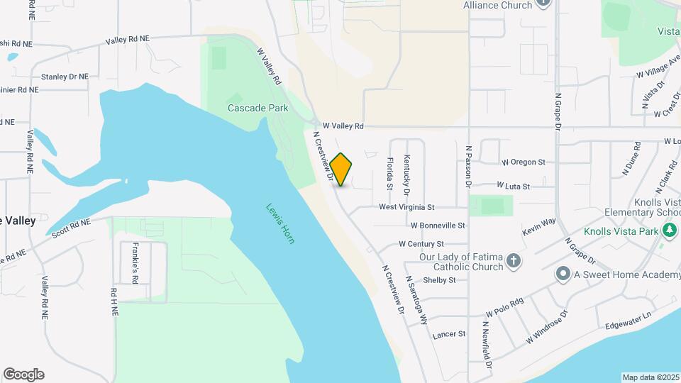 603 N Crestview Dr Map and Location Details