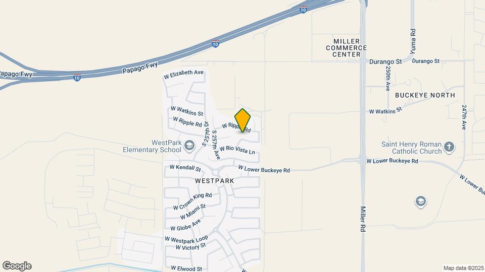 25564 W Magnolia St Map and Location Details