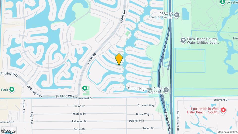 8217 Xanthus Ln Map and Location Details