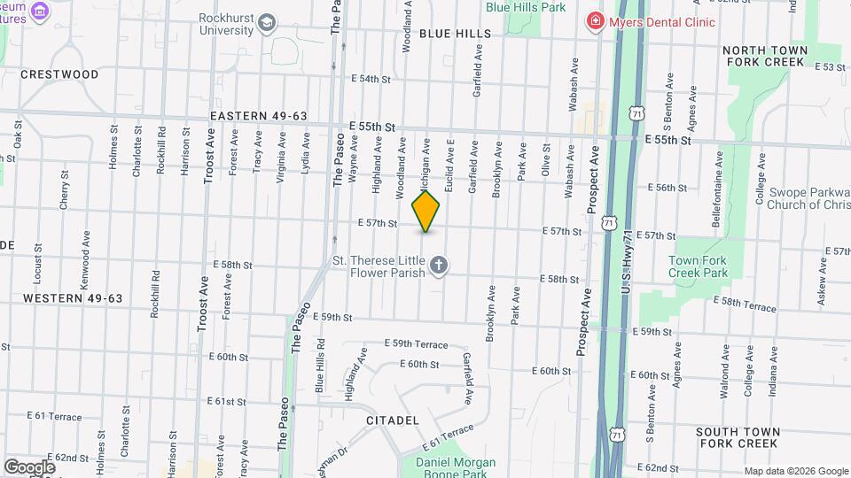 5715 Michigan Ave Map and Location Details