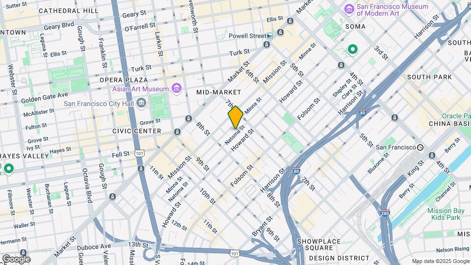 642 Natoma St Mapa y Detalles de la Ubicación