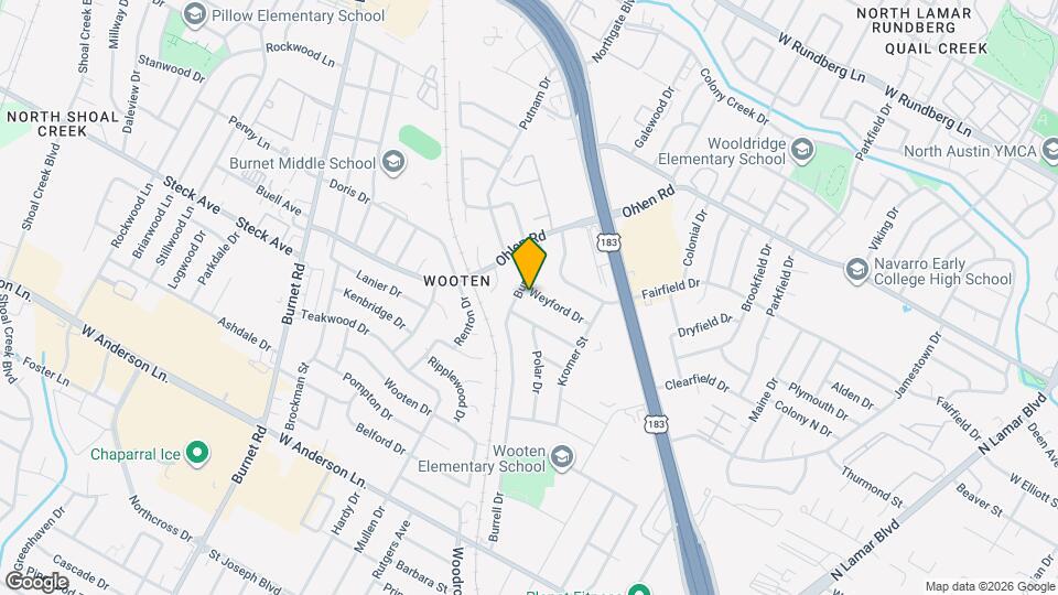 1523 Weyford Dr Map and Location Details