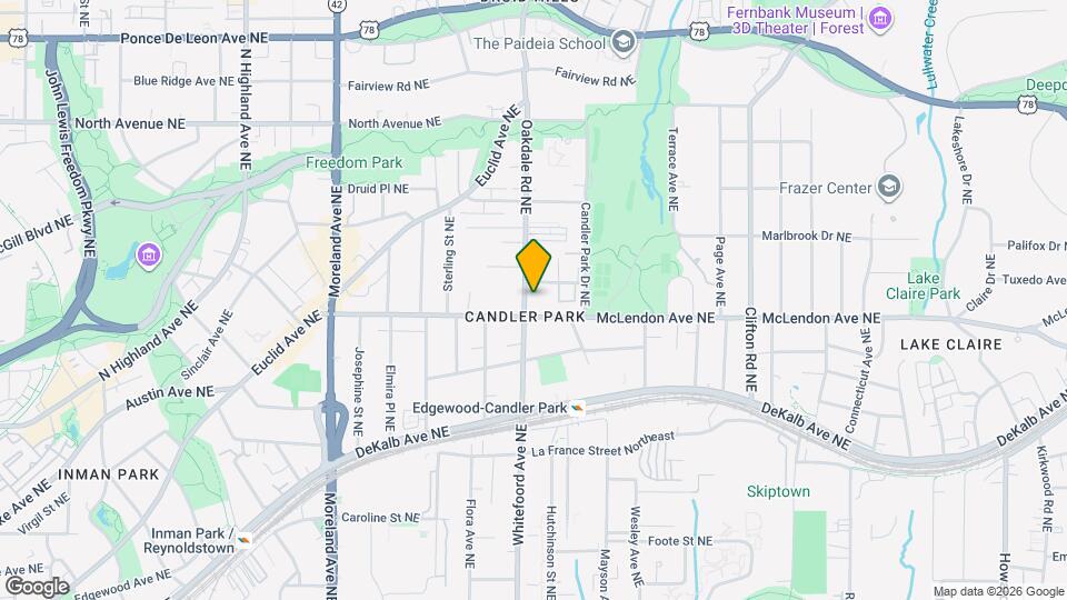 409 Oakdale Rd NE Map and Location Details