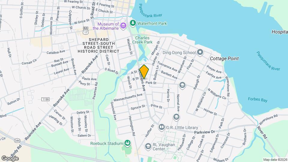 1016 Southern Ave Map and Location Details