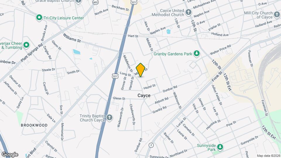 1817 Middleton St Map and Location Details