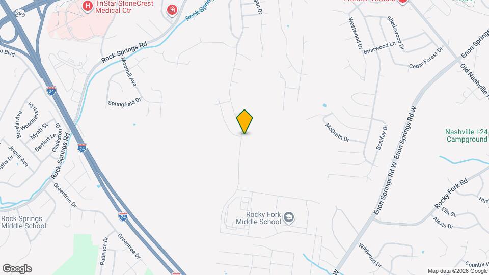 521 Spring Hill Dr Map and Location Details