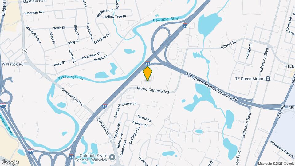 Furnished Studio-Providence - Airport Map and Location Details