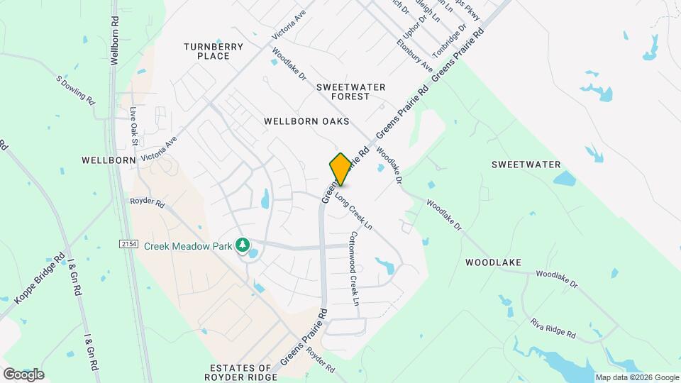 15605 Long Creek Ln Map and Location Details