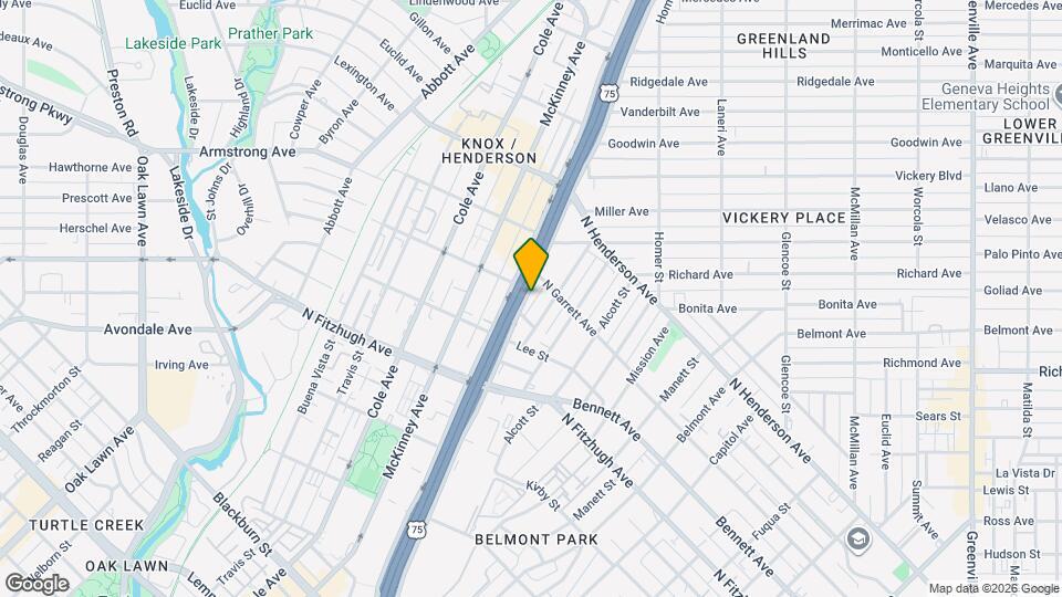 4330 N Central Expy Map and Location Details