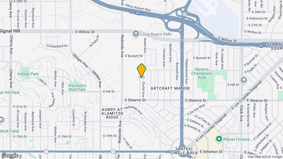 2269 Euclid Ave, Unit Unit B Map and Location Details