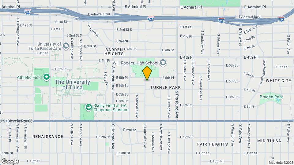 529 S Louisville Ave Map and Location Details