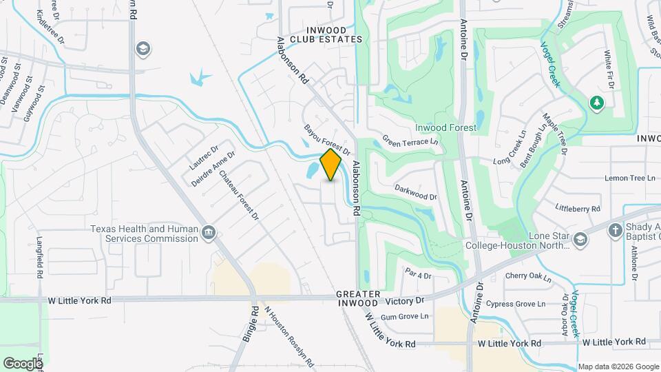 7019 Bent Branch Dr Map and Location Details