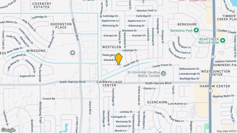 5103 Santrey Dr Map and Location Details
