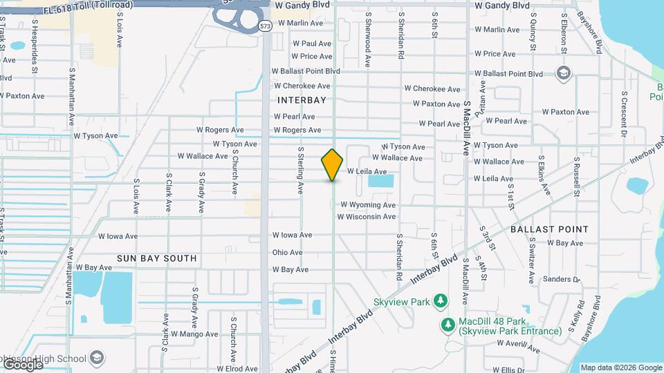 3602 W Oklahoma Ave Map and Location Details