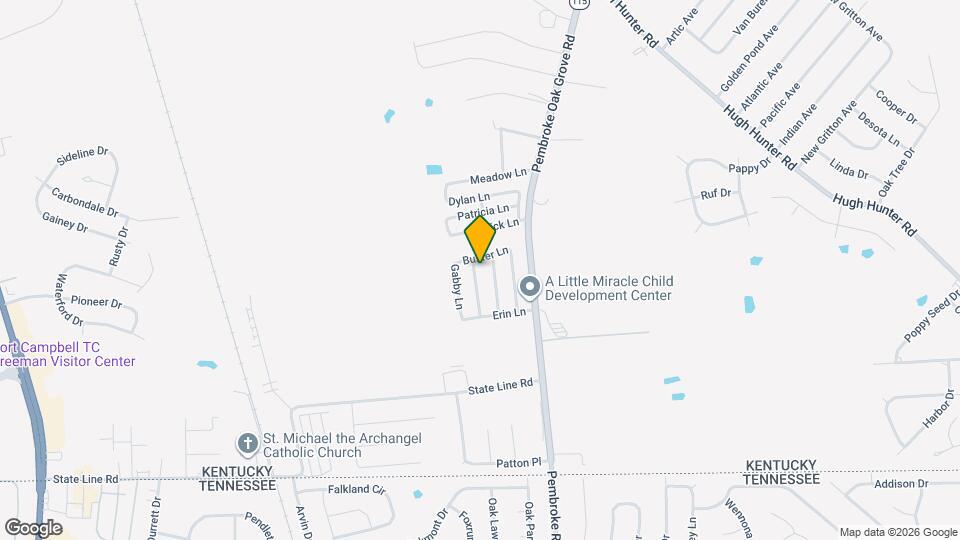 822 Monroe Ln Map and Location Details