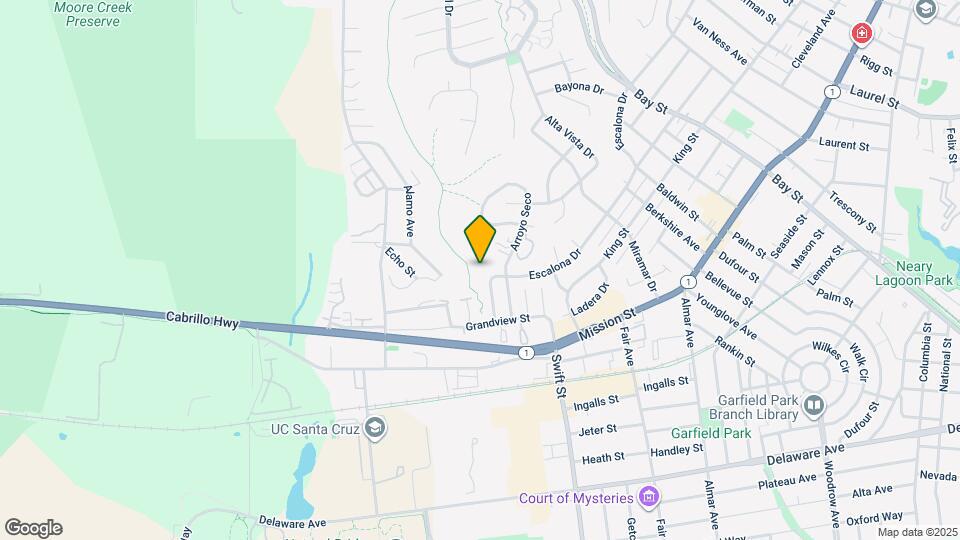 1700 Escalona Dr Map and Location Details