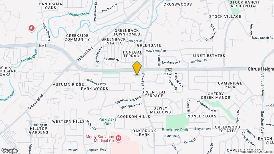 6560 Oakcreek Way Map and Location Details