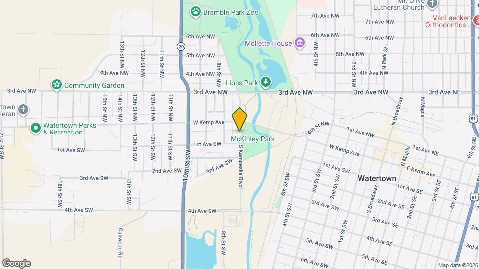 15 S Kampeska Blvd Map and Location Details