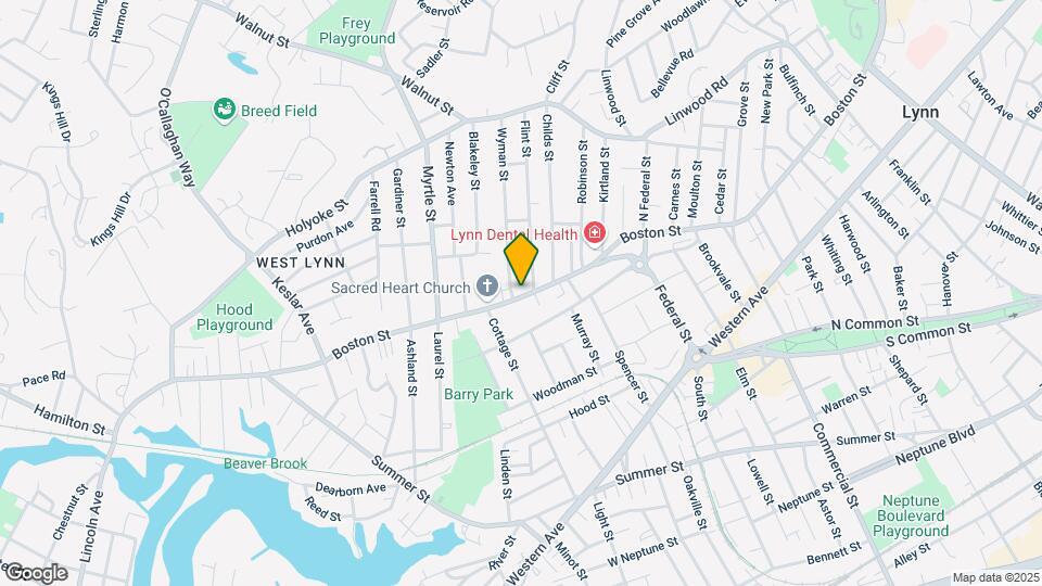 547 Boston St Map and Location Details