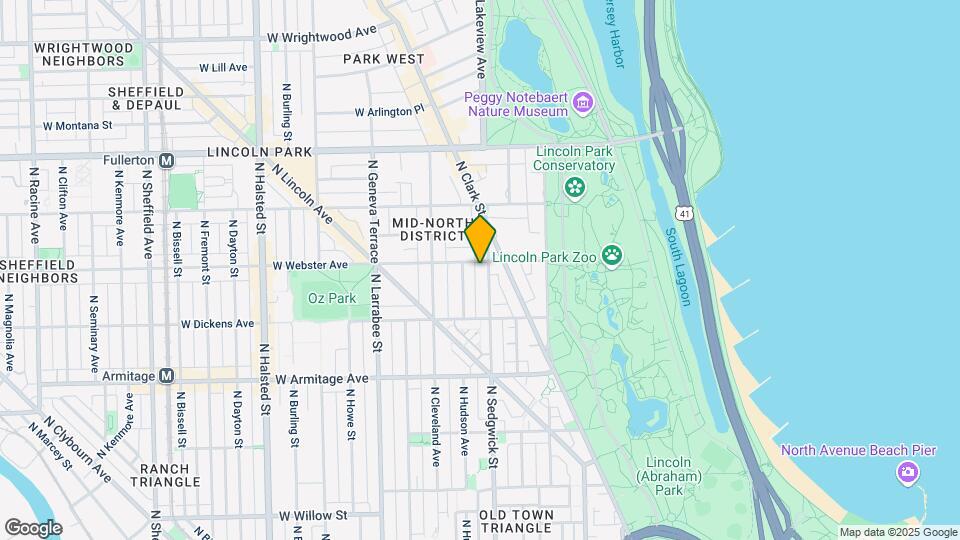 401 W Webster Ave, Unit 304 Map and Location Details