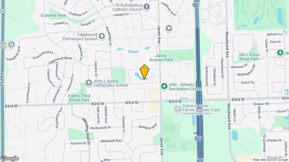 2440 Waterbury Dr Map and Location Details