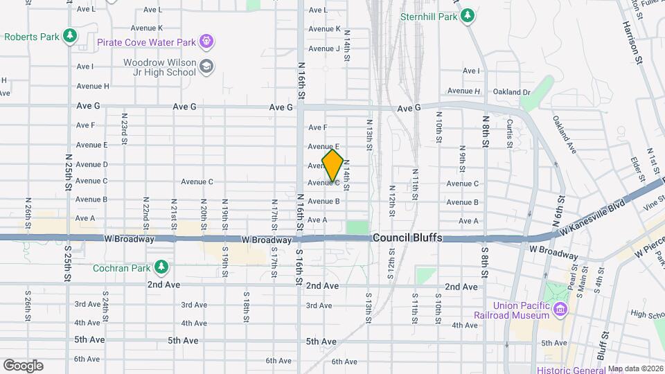 1425 Avenue C Map and Location Details