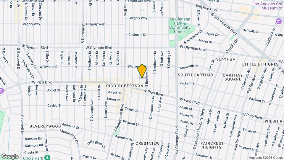 1200 S Shenandoah St, Unit 303 Map and Location Details