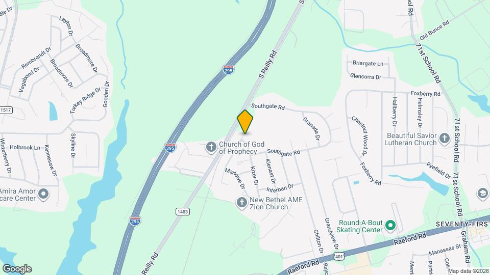 6920 Kizer Dr Map and Location Details