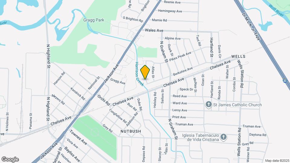 1741 Hood St Map and Location Details