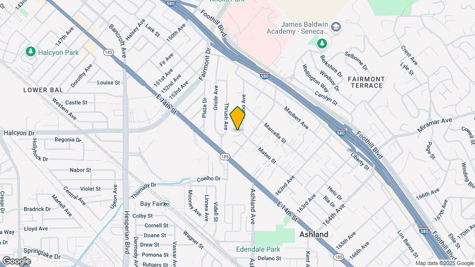 1511 Mono Ave Map and Location Details