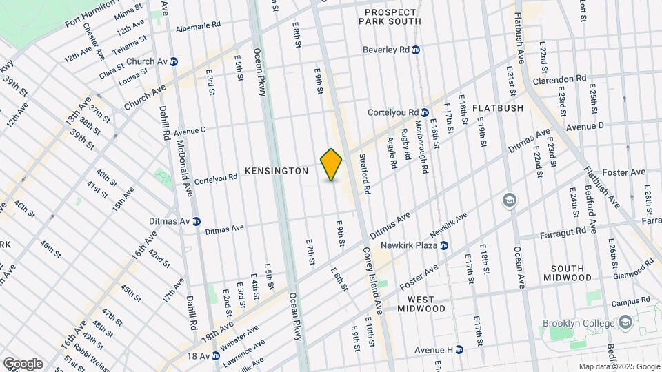 440 E 9th St Map and Location Details