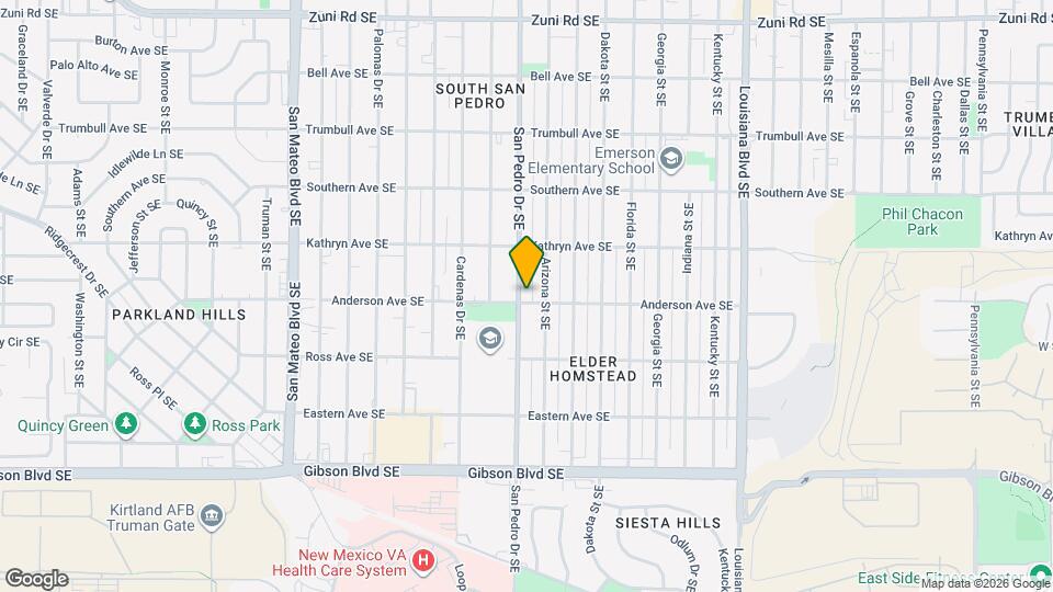 936 San Pedro Dr SE Map and Location Details