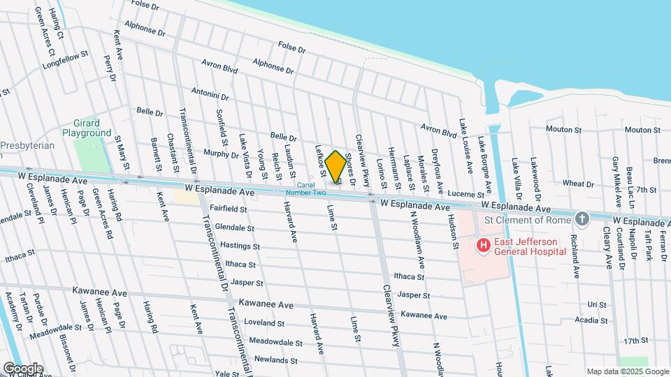 4400 Tabony St Map and Location Details