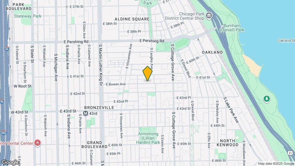 648 E Bowen Ave Map and Location Details