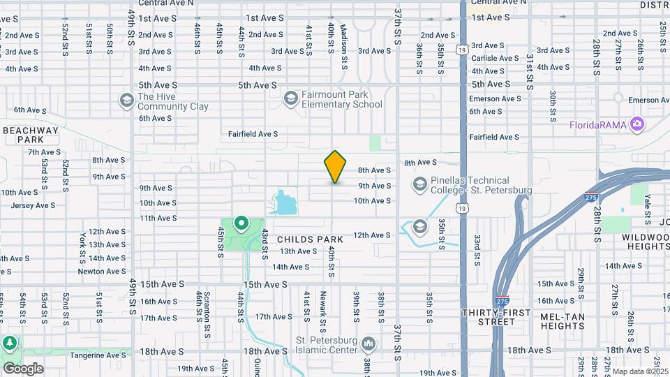 900 40th St S Map and Location Details