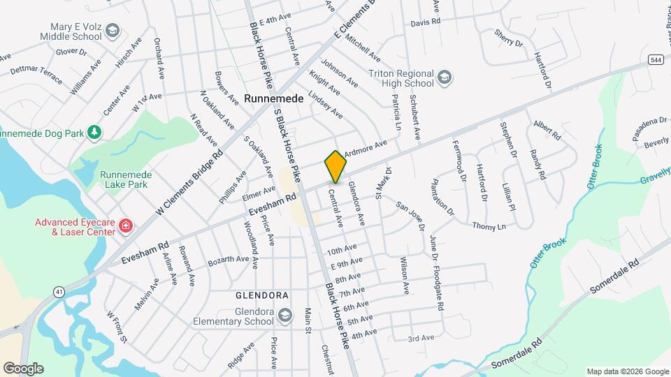 1326 Central Ave Mapa y Detalles de la Ubicación