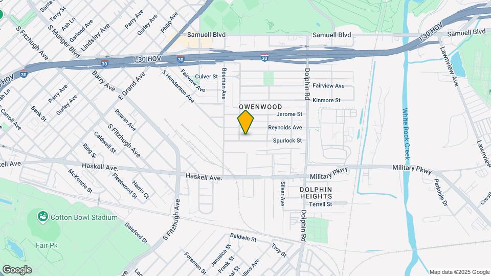 3011 Spurlock St Map and Location Details