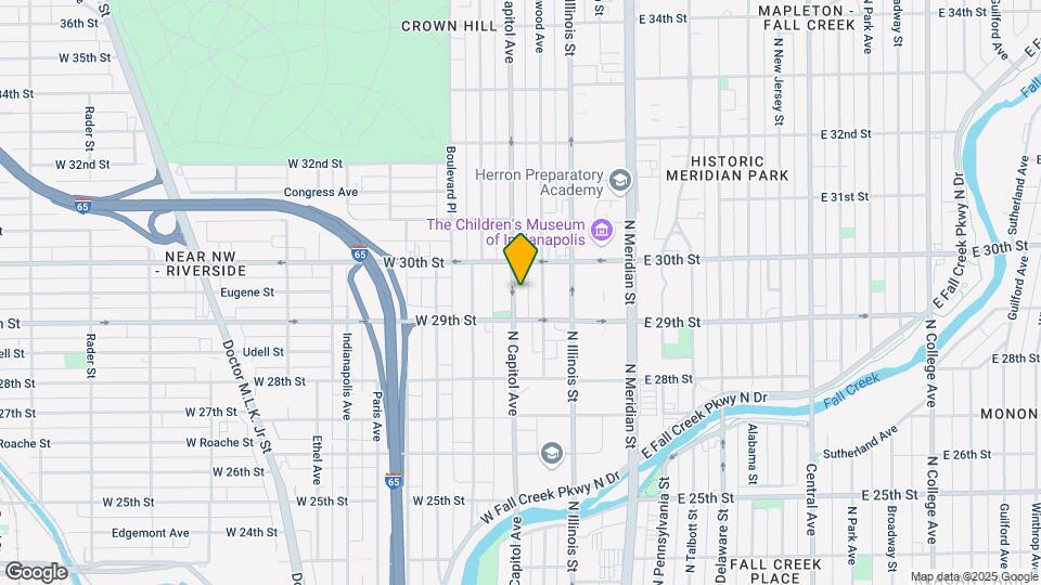 2931 N Capitol Ave Map and Location Details
